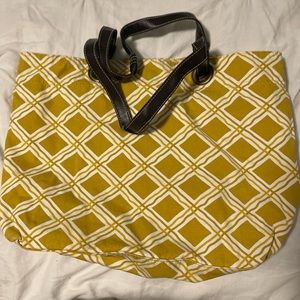 Mustard yellow tote